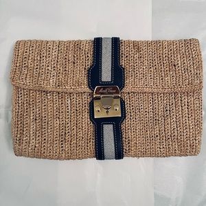 Mark Cross Sylvette Raffia Clutch $1490.